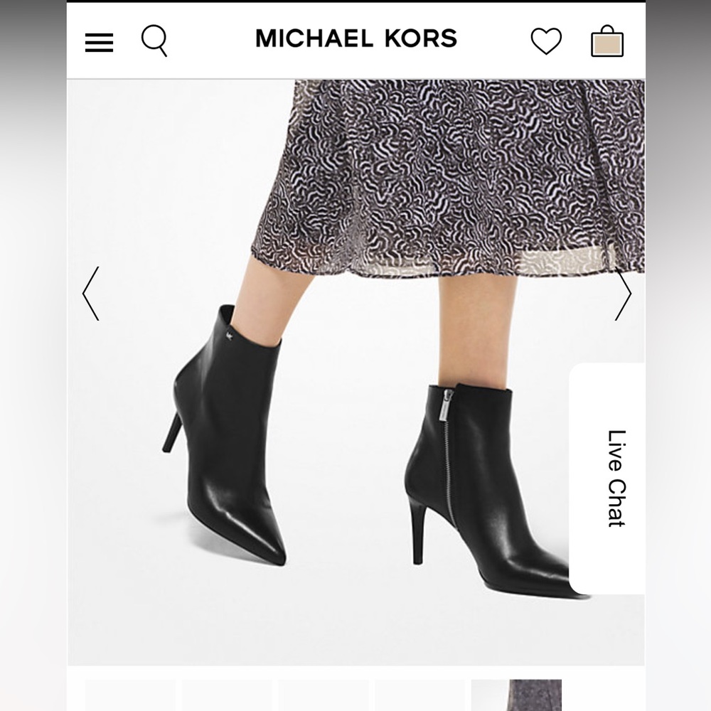 NEW Michael Kors Dorothy Flex Leather Ankle Boot US SIZE 11 STYLE# 40F8DOME7L